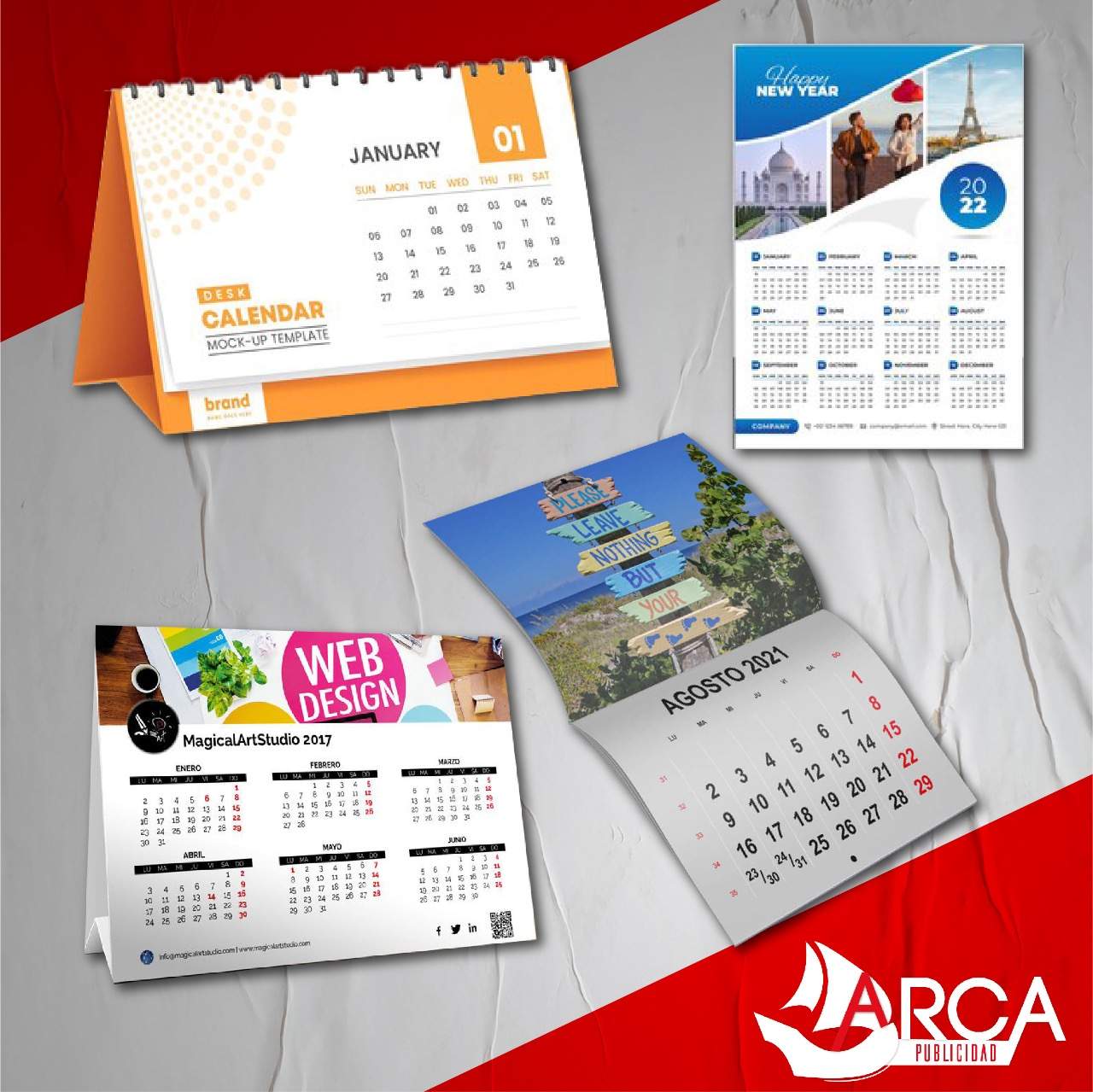 Almanaques Y Calendarios Publicitarios 9407