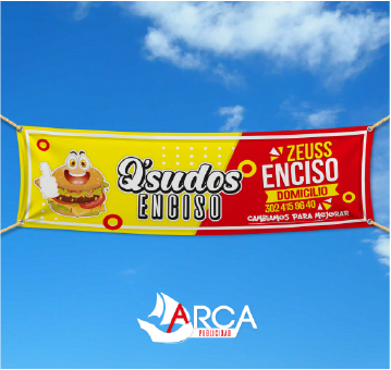 Impresión de pasacalles en Medellín , litografía Arca Publicidad en Medellín